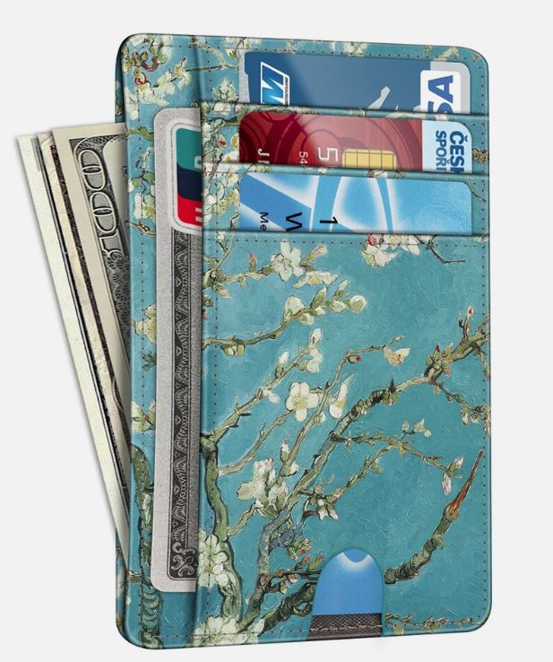 Minimalist Men's Wallet with RFID Protection and Coin Pocket