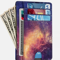 Minimalist Men's Wallet with RFID Protection and Coin Pocket
