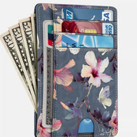 Minimalist Men's Wallet with RFID Protection and Coin Pocket