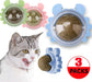 Edible Catnip Ball Toys for Teeth Cleaning (3 Pack)