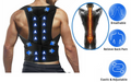 Adjustable Posture Corrector Low Back Support & Shoulder Brace Belt for Men and Women