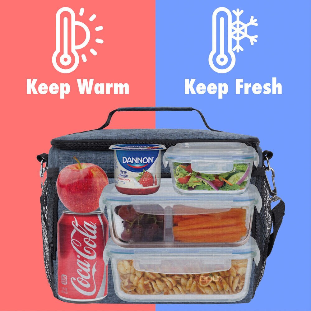 Insulated Lunch Bag – Leakproof & Portable Lunch Box for Adults & Kids