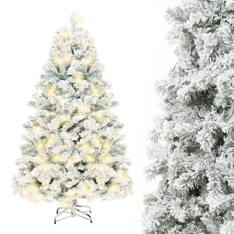 Artificial PVC Snow Christmas Tree - Festive Window & Mall Decoration