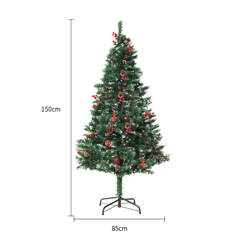 Artificial PVC Snow Christmas Tree - Festive Window & Mall Decoration