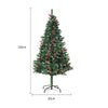 Artificial PVC Snow Christmas Tree - Festive Window & Mall Decoration