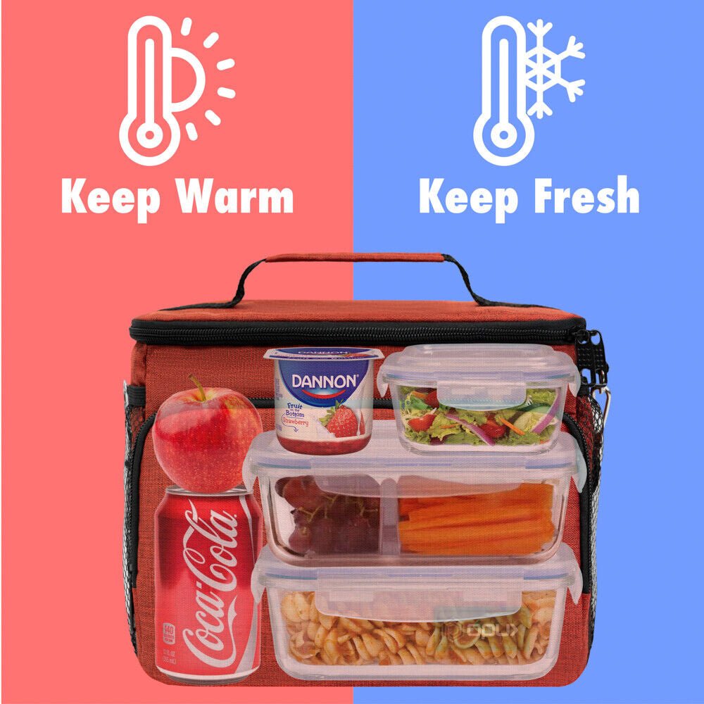 Insulated Lunch Bag – Leakproof & Portable Lunch Box for Adults & Kids