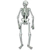 4.5-Foot Jointed Cardboard Skeleton - Halloween Paper Skeleton Decoration