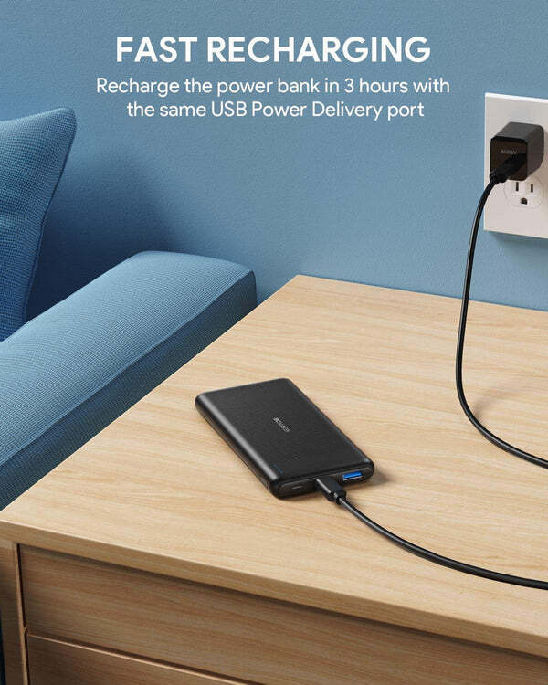 5,000-20000Mah Portable Power Bank Charger External Backup with 18W Pdquick 3.0