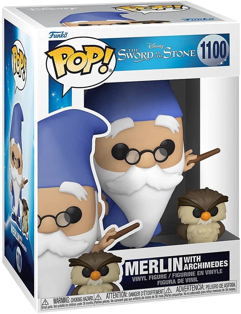 Funko Sword in The Stone - Merlin w Archimedes