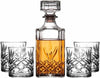 5-Piece Whiskey Set with Decanter and 4 DOF Glasses - Exquisite Glassware!