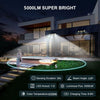 50000LM LED Solar Motion Sensor Outdoor Garden Wall Security Flood Lamp