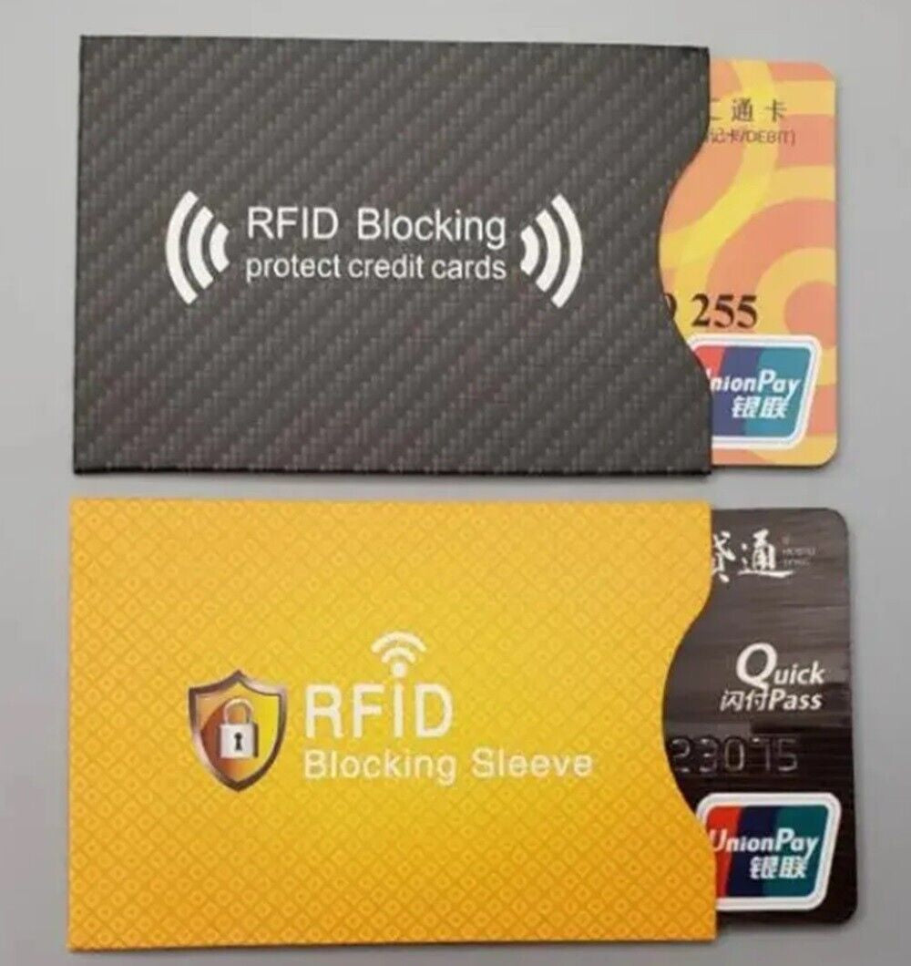 15-Pack RFID Blocking Sleeves – Credit Card & Passport Theft Protection Holders