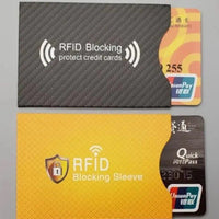 15-Pack RFID Blocking Sleeves – Credit Card & Passport Theft Protection Holders