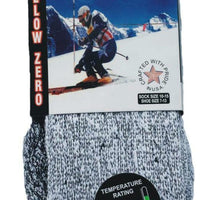 6 Pairs Men'S Wool Socks Warm Thermal Socks Insulated Cold Weather Winter Socks