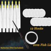20 LED Halloween Long Candles with Magic Stick Remote Control