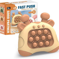 Rapid Push Game: Handheld Bubble Pop Toy - Light-Up Pop Game for Kids and Adults