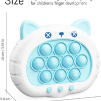 Rapid Push Game: Handheld Bubble Pop Toy - Light-Up Pop Game for Kids and Adults