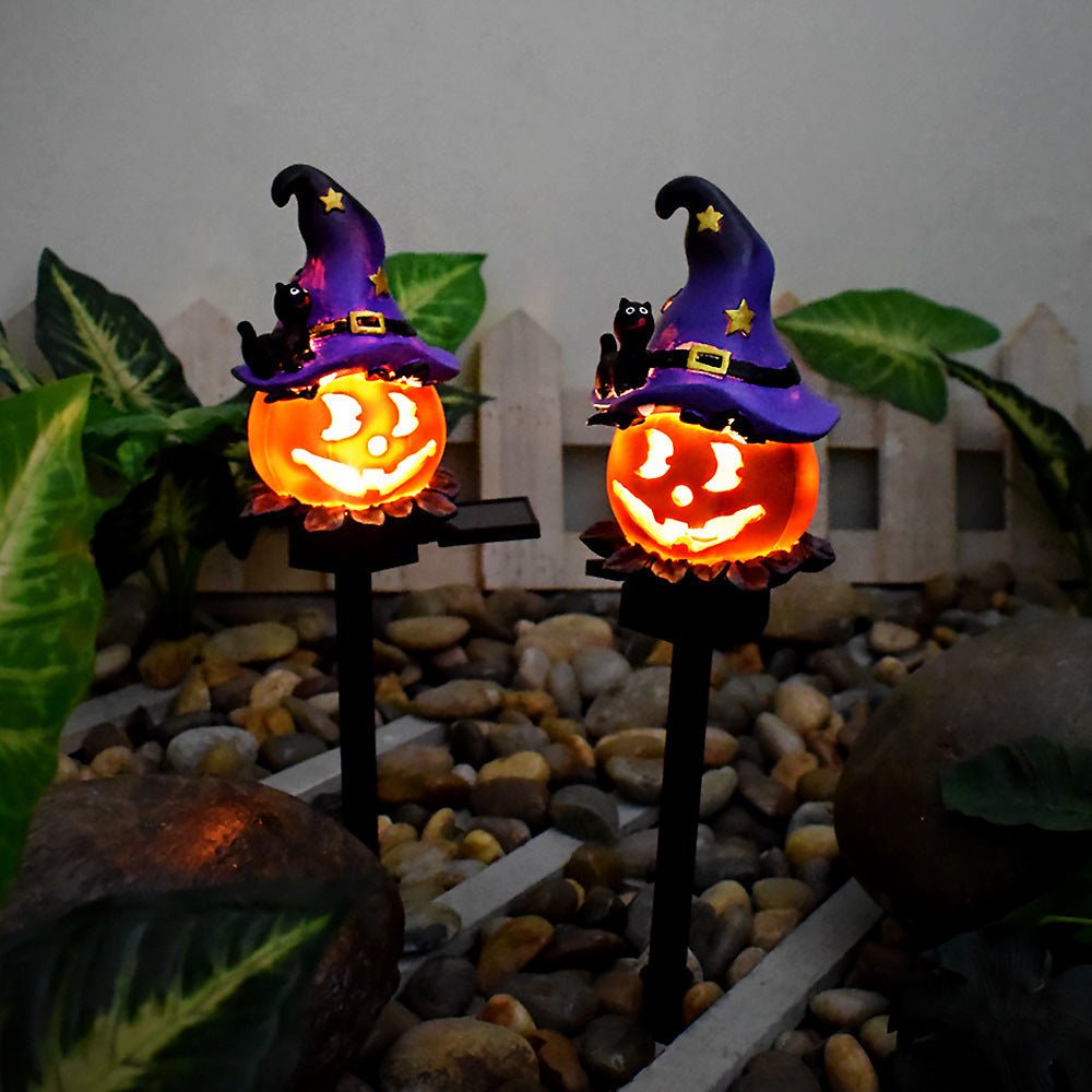 Creative Halloween Decor: Solar Pumpkin Lamp with Ghosts