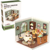 DIY Miniature House Café Building Block Set