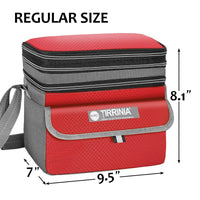 Insulated Lunch Bag with Double Compartments – Leakproof Lunch Box for Adults & Kids