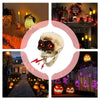 Realistic Halloween Decoration: Animated Floating Skull Head