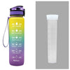 1L Tritan Water Bottle with Time Marker, Bounce Cover