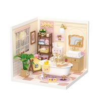 DIY Miniature House Café Building Block Set