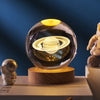 Luminous Starry Sky Crystal Ball Night Lamp - Moon & Planet Projection Ambience Light Gift