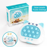 Rapid Push Game: Handheld Bubble Pop Toy - Light-Up Pop Game for Kids and Adults