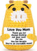 Birthday Gifts for Mom from Daughter or Son – Handmade Crochet Giraffe “Love You Mum”