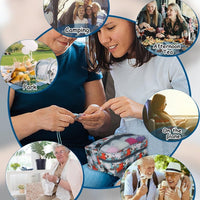 Crochet Kit for Beginners with 15 Colors Yarn and 71-Piece Accessories