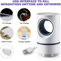 LED Mosquito Killer Lamp with Triple Threat Trap – Silent, Safe & Efficient Insect Zapper