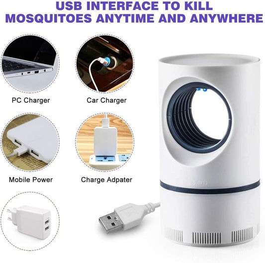 LED Mosquito Killer Lamp with Triple Threat Trap – Silent, Safe & Efficient Insect Zapper