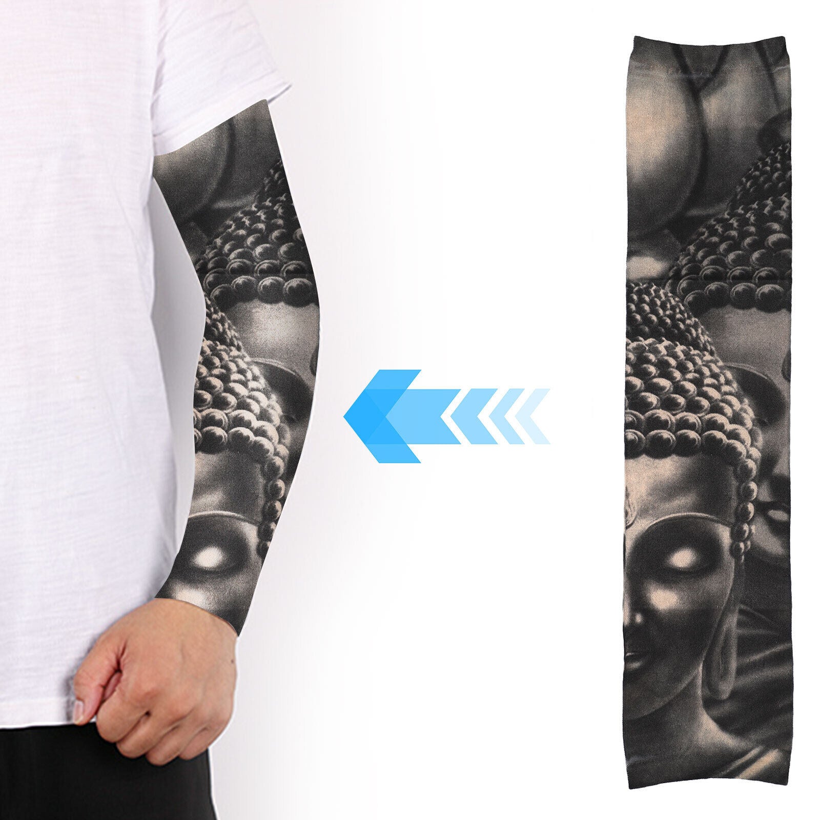 5/10PCS Tattoo Cooling Arm Sleeves – UV Sun Protection for Sports, Fashion & Outdoor Fun