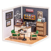 DIY Miniature House Café Building Block Set