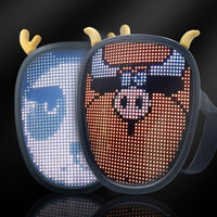 LED Luminous Halloween Mask - Hand-Controlled Glow, Perfect for Cosplay, Festivals & DIY