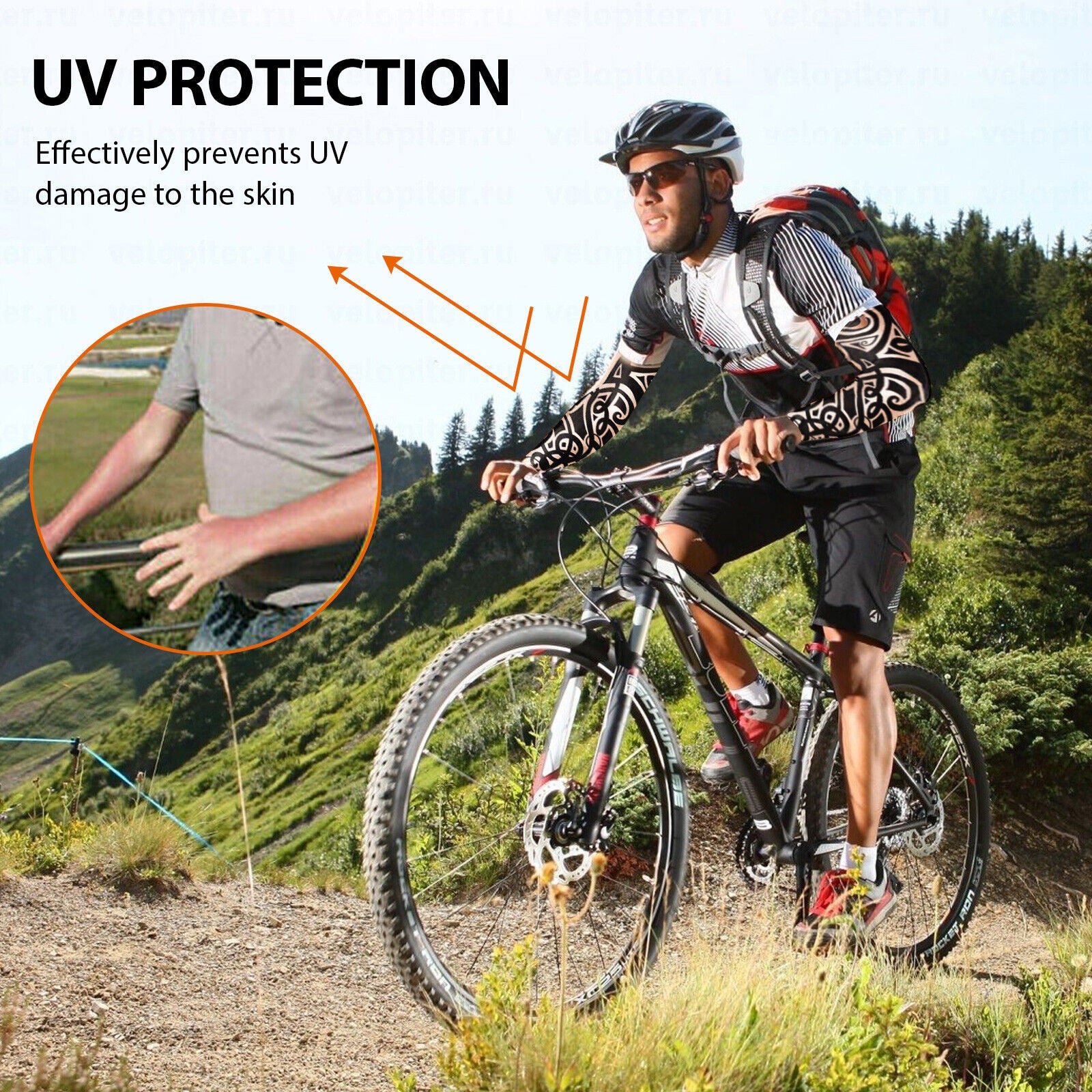 5/10PCS Tattoo Cooling Arm Sleeves – UV Sun Protection for Sports, Fashion & Outdoor Fun