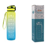 1L Tritan Water Bottle with Time Marker, Bounce Cover