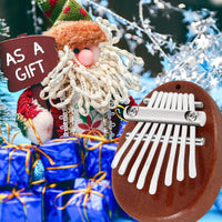 8-Key Mini Kalimba Pendant - Exquisite Finger Thumb Piano Accessory