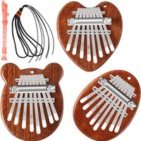 W3 8-Key Mini Kalimba Pendant - Exquisite Finger Thumb Piano Accessory