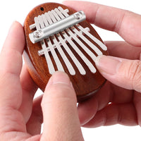 Woodr 8-Key Mini Kalimba Pendant - Exquisite Finger Thumb Piano Accessory