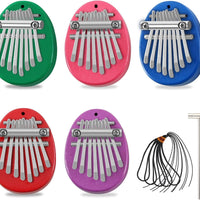 Woodrc-5 8-Key Mini Kalimba Pendant - Exquisite Finger Thumb Piano Accessory