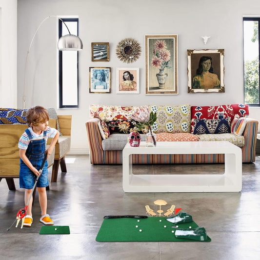 Mini Golf Games - Funny Golfer Gifts for Kids, Unique Mini Golfer on a Stick for Father'S Day/Retirement Gift, Funny Games for the Whole Family, Golf Toys for 6-9 Year Old Boys & Girls
