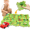 25 PCS Puzzle Car Tracks with Vehicles - Educational Montessori Toys for 3+ Years