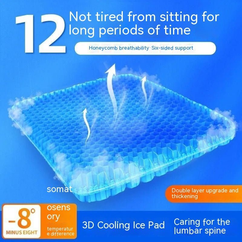 Summer Gel Cushion: Ultimate Soft Comfort for Office Chairs