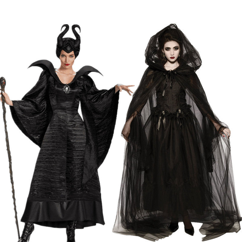 Maleficent Halloween Cosplay Costume - Horror-Themed Outfit Set