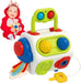 English Color Box 9-in-1 Busy Cube - Montessori Sensory Toys for Babies and Toddlers (1-3 Years Old)
