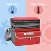 Insulated Lunch Bag with Double Compartments – Leakproof Lunch Box for Adults & Kids