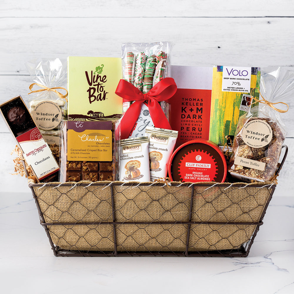 Chocolate Affair: Artisan Sweets Gift Basket