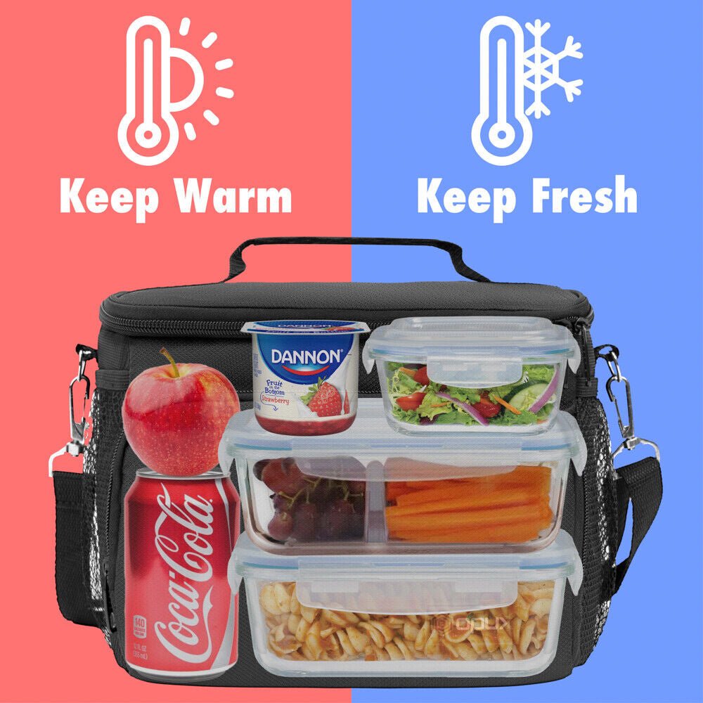 Insulated Lunch Bag – Leakproof & Portable Lunch Box for Adults & Kids